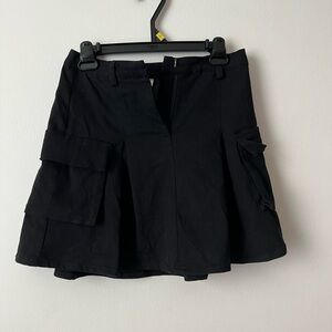 SOLD Aaron and Amber Black Cargo Skirt